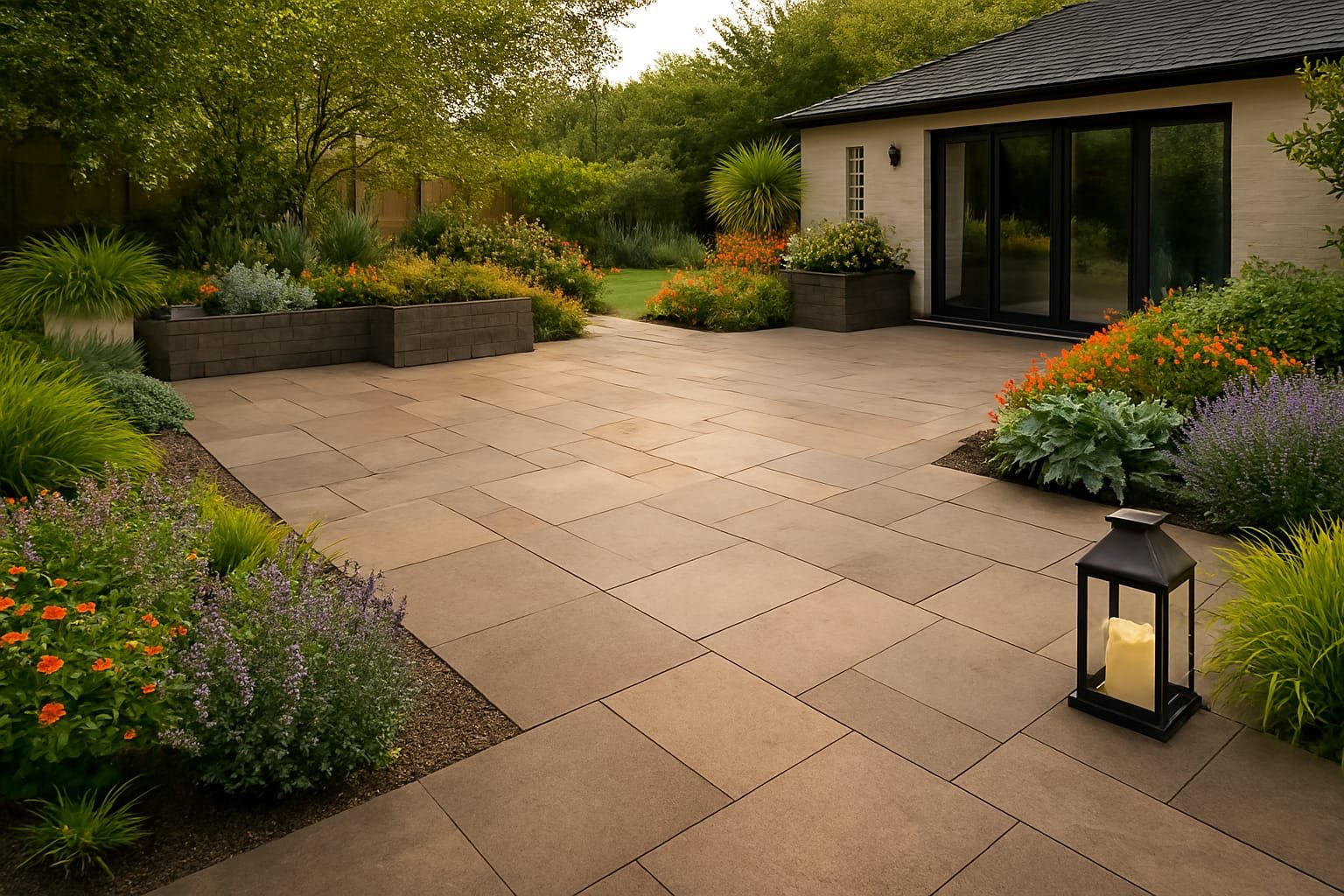 Completed patio project